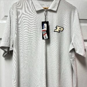 ANTIGUA PURDUE TEAM POLO TEAM SHIRT NWT